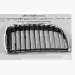 BMW BMW 3 (SEDAN) GRILLE RIGHT (Passenger Side) CHROME FRAME & BLACK INNER OEM#51137120008 2006-2008 PL#BM1200167
