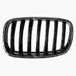 BMW BMW X6 E71 GRILLE LEFT (Driver Side) CHR/BLK (TO 4-12 ) OEM#51137157687 2010-2014 PL#BM1200180