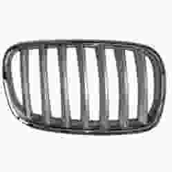 BMW BMW X5 GRILLE RIGHT (Passenger Side) CHR/SLV OEM#51137185224 2007-2010 PL#BM1200183