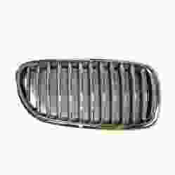 BMW BMW 5 SERIES HYBRID GRILLE RIGHT (Passenger Side) (CHR/SILVER)(WO/NIGHT VISION) OEM#51137261356 2012-2013 PL#BM1200199