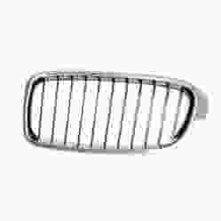BMW BMW 3 (SEDAN) GRILLE LEFT (Driver Side) CHROME FRAME /BLK INNER(11 BAR)(STANDARD) OEM#51137255411 2012-2018 PL#BM1200232