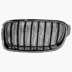 BMW BMW 3 (SEDAN) HYBRID  GRILLE LEFT (Driver Side) CHROME FRAME /BLACK INNER( 8 BAR)(SPORT/M SPORT) OEM#51137260497 2013-2015 PL#BM1200236