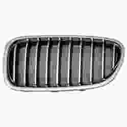 BMW BMW 5 SERIES (SEDAN) GRILLE LEFT (Driver Side) CHR/CHR-BLK (WO/NIGH VISION)(STANDARD LUXURY) OEM#51137412323 2014-2016 PL#BM1200246
