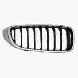 BMW BMW 4 (4DOORS) GRILLE RIGHT (Passenger Side) CHR-BLK (SPORT/M SPORT) OEM#51137294818 2015-2020 PL#BM1200263