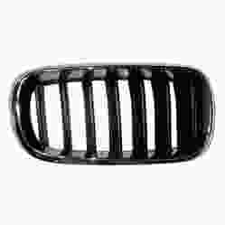 BMW BMW X5 GRILLE RIGHT (Passenger Side) CHROME FRAME/BLK BAR OEM#51137294486 2014-2018 PL#BM1200267