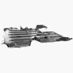 BMW BMW 1 2DOORS/COUPE/CONVERTIBLE  FRONT SPLASH SHIELD ASSY (ENG CVR)(CP)(135i) OEM#51758046494 2008-2013 PL#BM1228139