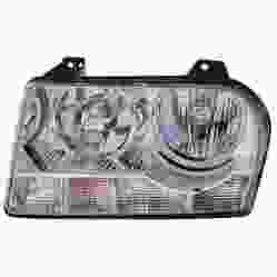 CHRYSLER 300 HEAD LAMP ASSEMBLY RIGHT (Passenger Side) 2.7/3.5L (HALOGEN)(WO/PROJECTOR) OEM#4805756AH 2005-2007 PL#CH2519111