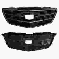CADILLAC ATS COUPE GRILLE CHROME/BLACK (WO/ADAPTIVE CRUISE) OEM#22879627 2015-2019 PL#GM1200775