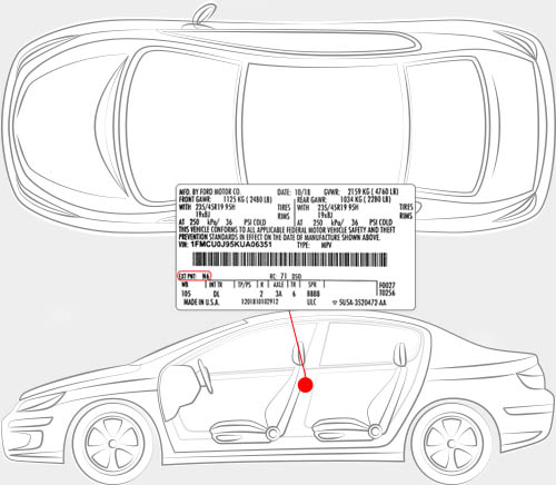 Ford Paint Code Locator
