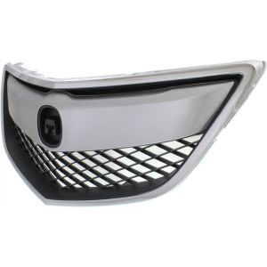 ACURA RDX GRILLE ASSEMBLY CHR/DK-GRAY (1PC W/UPPER&OUTER MLDG) OEM#71121TX4A01-PFM 2013-2015 PL#AC1200116